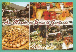 19 Brive La Gaillarde Marché Halle Georges Brassens ( Noix, Citrouilles ) - Brive La Gaillarde