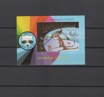 Togo 1980 Olympic Games Lake Placid Gold S/s Imperf. MNH -scarce- - Invierno 1980: Lake Placid