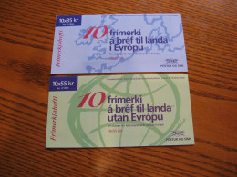 ISLANDE- DEUX CARNETS N° 777/778  NEUFS** LUXE - MNH - EUROPA 1995 - COTE YVERT 2012 : 37,50 EUROS - Unused Stamps