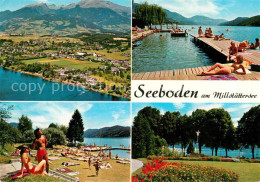 72769405 Seeboden Millstaettersee Fliegeraufnahme Strandbad Park Seeboden Millst - Sonstige & Ohne Zuordnung