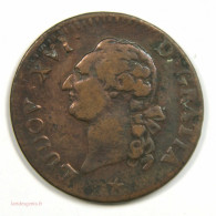 Louis XVI – SOL 1791 W LILLE 1er Sem. - 1774-1791 Lodewijjk XVI