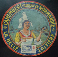 Etiquette Camembert - La Belle Laitière - Fromagerie Du Thil à St-Martin-le-Gaillard 76 Normandie - Seine-Inf   A Voir ! - Cheese