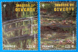 France 2010 : Jardins De France, Les Jardins De Giverny N° 4479 à 4480 Oblitéré - Usati