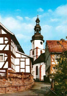 72769143 Bad Salzschlirf Partie An Der Kirche Fachwerkhaeuser Bad Salzschlirf - Andere & Zonder Classificatie