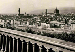 72769119 Firenze Florenz Panorama Stadtbild Mit Kathedrale Und Palazzo Vecchio  - Autres & Non Classés