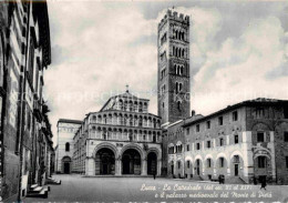 72769107 Lucca Cattedrale E Il Palazzo Medioevale Del Monte Di Pieta Lucca - Sonstige & Ohne Zuordnung