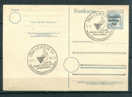 ALLEMAGNE - Zone Soviétique - 12.9.48 - Mi P31 "Kampf Gegen Krieg Und Faschismus" - Postal  Stationery