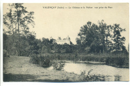 CPA 36 Indre - VALENÇAY - Le Château Et Le Nahon - Vue Prise Du Parc - Vue Peu Commune (Ed. Guillot) - Otros & Sin Clasificación