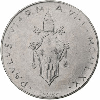 Vatican, Paul VI, 100 Lire, 1970 (Anno VIII), Rome, Acier Inoxydable, SPL+ - Vaticano (Ciudad Del)