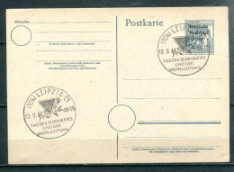 ALLEMAGNE - Zone Soviétique - 12.9.48 - Mi P31 "Tag Des Gedenkens Und Der Verpflichtung" - Postal  Stationery