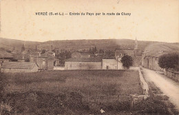 Verze Entree Du Pays Par La Route De Cluny - Other & Unclassified