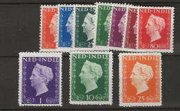 1947 MH Nederlands Indië NVPH 337-46 - Netherlands Indies