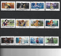 2023 FRANCE Adhésif 2320-31 Oblitérés, Disney, Série Complète - Used Stamps