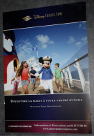 Beau Document Publicitaire 2016 Paquebot "Disney Cruise Line - Walt Disney Liner" - Programme