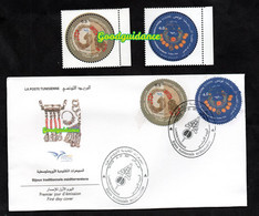 2021- Tunisia- Euromed- Handicraft Jewelry In The Mediterranean, Joint & Common Issue -FDC+ Complete.set 2v. MNH** - Andere & Zonder Classificatie