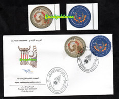 2021- Tunisia- Euromed- Handicraft Jewelry In The Mediterranean, Joint & Common Issue -FDC+ Complete.set 2v. MNH** - Other & Unclassified