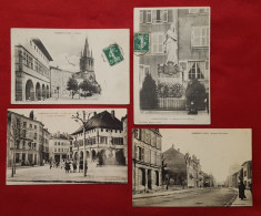 4 Cartes -  Rambervillers  - ( 88 - Vosges ) - Rambervillers