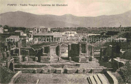 72767045 Pompei Teatro Tragico E Caserma Dei Gladiatori Antike Staette Pompei - Sonstige & Ohne Zuordnung