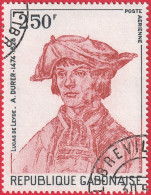 N° Yvert & Tellier PA210  (République Gabonnaise) (1978) (Oblitéré - Gomme D'Origine) - 450è Anniv. Décès Albrecht Dürer - Gabon (1960-...)