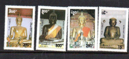 LAOS -1994 - BUDDHAS SET OF 4  MINT NEVER HINGED - Laos