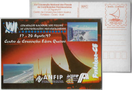 Brazil 1997 Postal Stationery Card National Convention Of Social Security Contribution Inspectors In Fortaleza Unused - Interi Postali