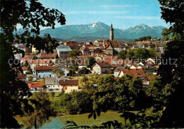 72765310 Traunstein Oberbayern Panorama Mit Hochfelln Und Hochgern Chiemgauer Al - Traunstein