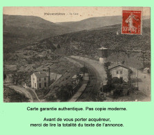 PRÉVENCHÈRES - La Gare (Lozère). Cachet De 1914. Voir Description Détaillée Et Scans Recto Verso. Train, Chemin De Fer. - Stations Without Trains