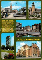 72764426 Hagen Westfalen Sparkassenhochhaus Brunnen Bahnhof Horten Hagen - Hagen