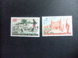 56 MALI REPUBLICA De MALI 1961 / GANADERIA Y CASA De ARTES / YVERT 16 - 18 MH - Mali (1959-...)