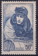 France 1940 Capitaine Aviateur Georges Guynemer 50 Fr. Blue Yvert  461 Neuf - Unused Stamps