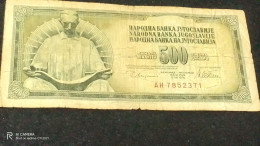 YOGUSLAVYA    500    DİNAR      F - Joegoslavië