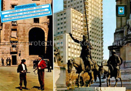 72764029 Madrid Spain Arco De Cuchilleros Monument A Cervantes Madrid - Autres & Non Classés