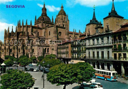 72764023 Segovia Plaza Del General Franco Y Catedral Segovia - Other & Unclassified