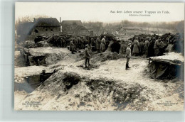 39797509 - Aus Dem Leben Unserer Truppen Im Felde Infanterie Unterstaende  Verlag Liersch 7254  Original Aufnahme A. Gr - Guerre 1914-18
