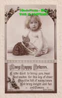 R385057 Many Happy Returns. B. 167. 2. Kay. Rotary Photo. E. C. RP - World