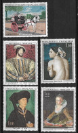France 1967-1972 Oefre D'art : 5 X Yvert 1517-1518-1530-1587-1702 Neuf Sans Charnière - Unused Stamps