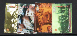 LAOS - 2009  - PEOPLES ARMY SET OF 4  MINT NEVER HINGED - Laos