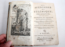 LES AVENTURES DE TELEMAQUE FILS D'ULYSEE Par DE SALIGNAC DE MOTHE FENELON 1783 / LIVRE ANCIEN XVIIIe SIECLE (2204.139) - 1701-1800