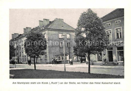 72761963 Rendsburg Marktplatz Kiosk Frueher Hotel Kaiserhof Rendsburg - Rendsburg
