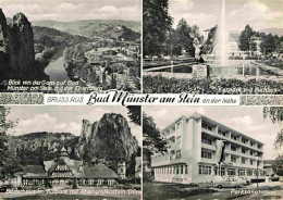 72761941 Bad Muenster Stein Ebernburg Blick Von Der Gans Kurpark Kurhaus Parksan - Autres & Non Classés