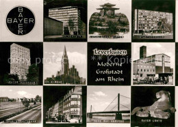 72761937 Leverkusen Koelner-Strasse Bayer-Hochhaus Bayer-Loewin Leverkusen - Leverkusen