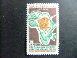 56 MALI REPUBLICA De MALI 1964 / LUCHA CONTRA LA LANGOSTA / YVERT 60 FU - Mali (1959-...)