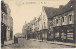 CPA. 80 MONTDIDIER. LA RUE GAMBETTA. PETITE ANIMATION. - Montdidier