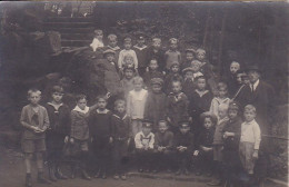 AK Foto Gruppe Kinder Bei Ausflug - Ca. 1910 (69404) - Groupes D'enfants & Familles