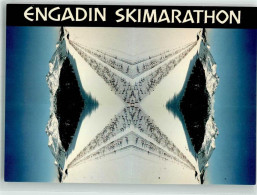39790909 - Engadin Skimarathon Offiz. Plakat Als AK - Sonstige & Ohne Zuordnung