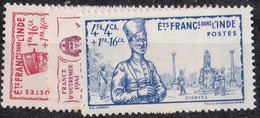 Inde - YT N° 123 à 125 ** - Neuf Sans Charnière - 1941 - Unused Stamps