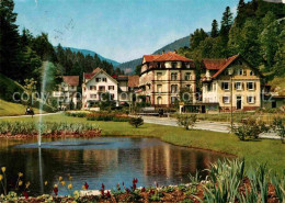 72761795 Bad Rippoldsau Schwarzwald Hotel Kranz Teich Mineral Und Moorbad Bad Ri - Sonstige & Ohne Zuordnung