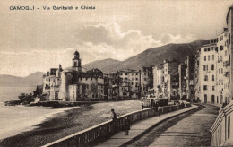 CAMOGLI, Genova - Via Garibaldi E Chiesa - NV - #027 - Autres & Non Classés