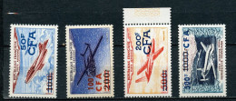 REUNION POSTE AERIENNE 52/55  LUXE NEUF SANS CHARNIERE - Airmail