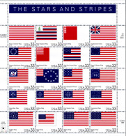 2000 The Stars & Stripes - Sheet Of 20, Mint Never Hinged - Neufs